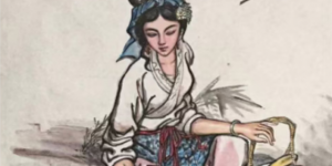 姚继成《西施浣纱》